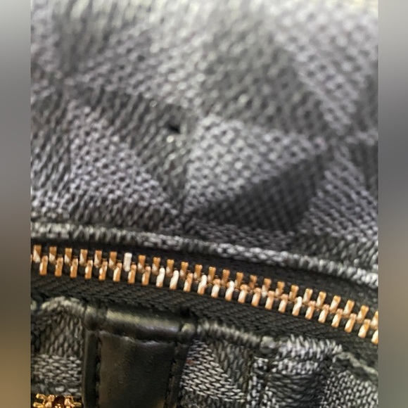 Backpack Purse with Triangle Print Preowned - Picture 9 of 9